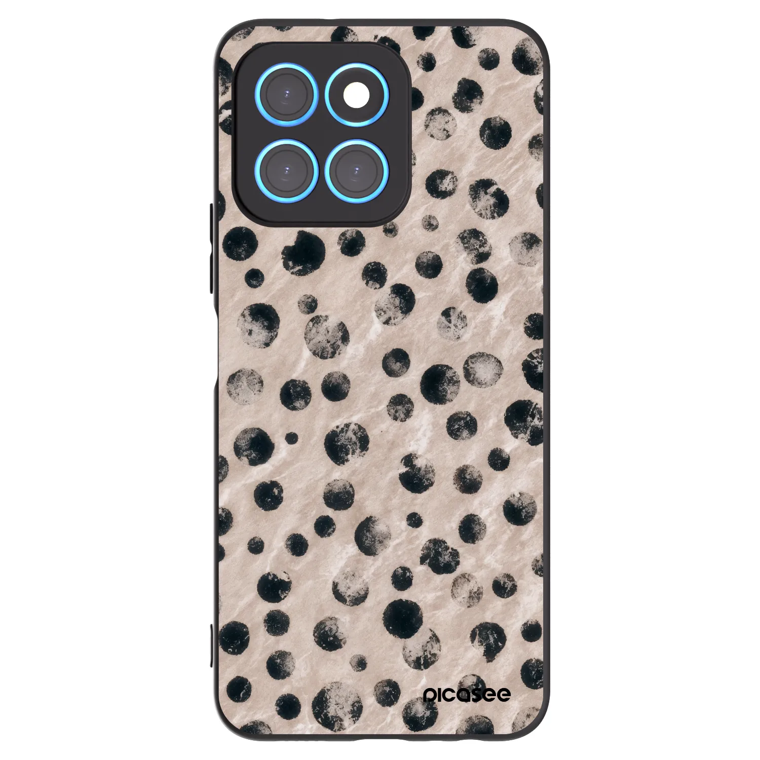 Picasee Honor X8 5G Hülle - Schwarzes Silikon - Inked