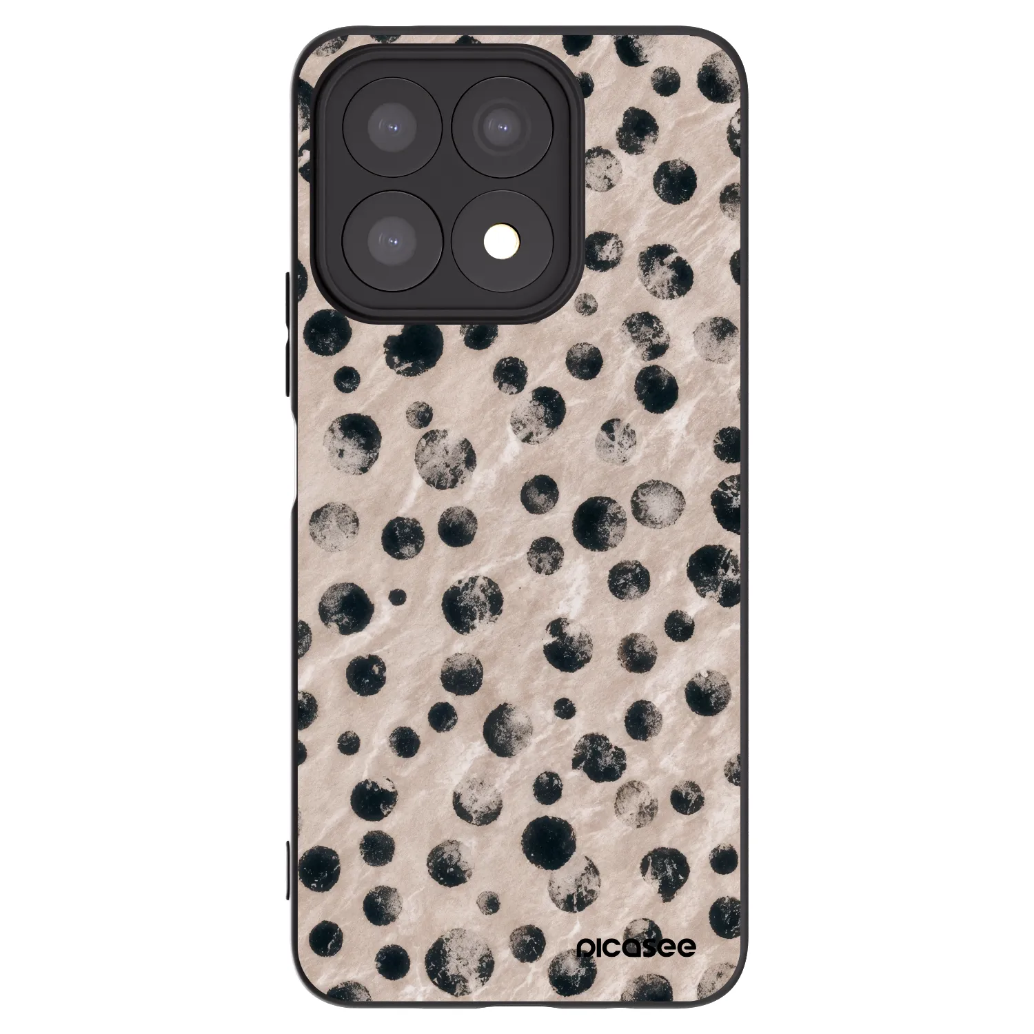 Picasee Honor X8a Hülle - Schwarzes Silikon - Inked