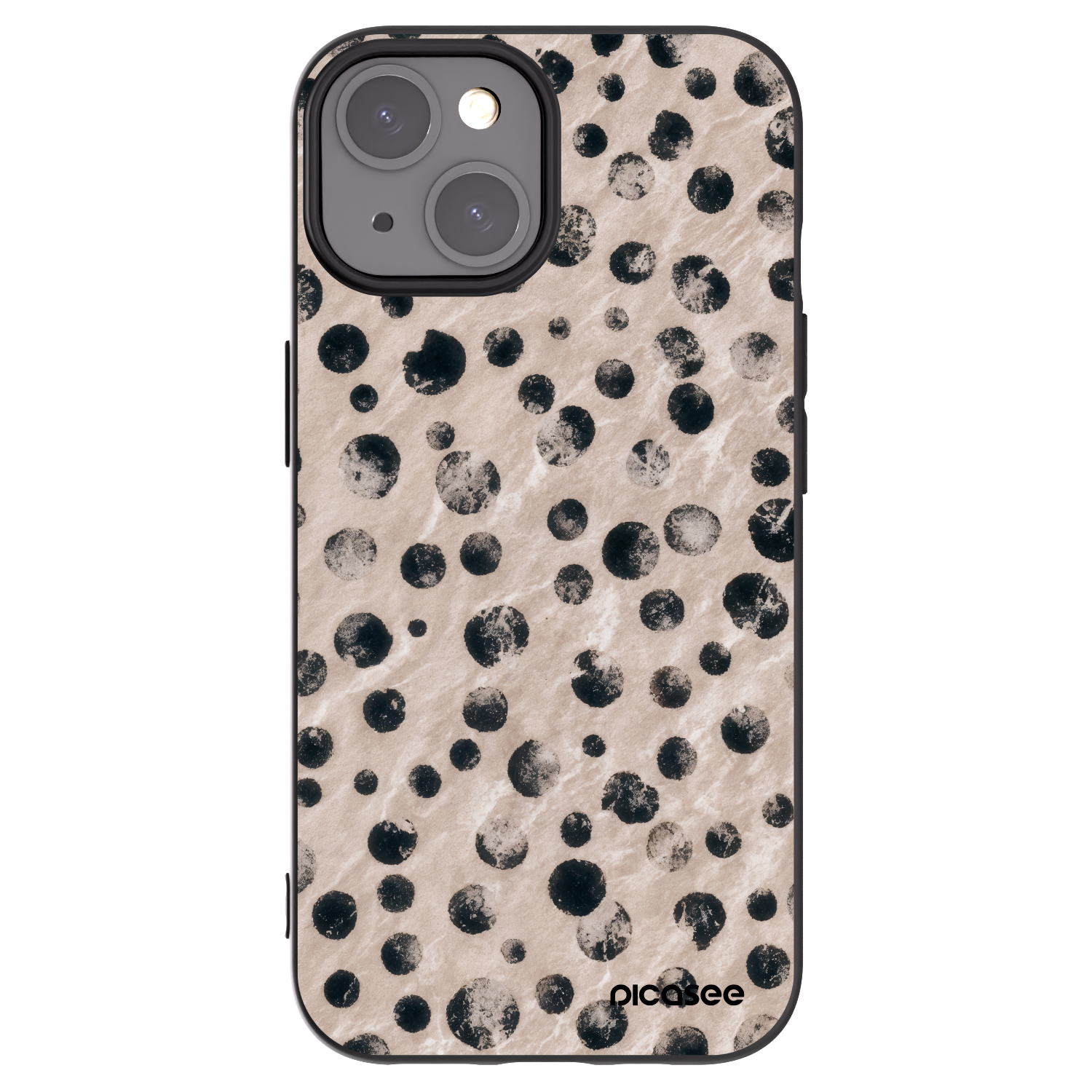 Picasee Apple iPhone 15 Hülle - Schwarzes Silikon - Inked