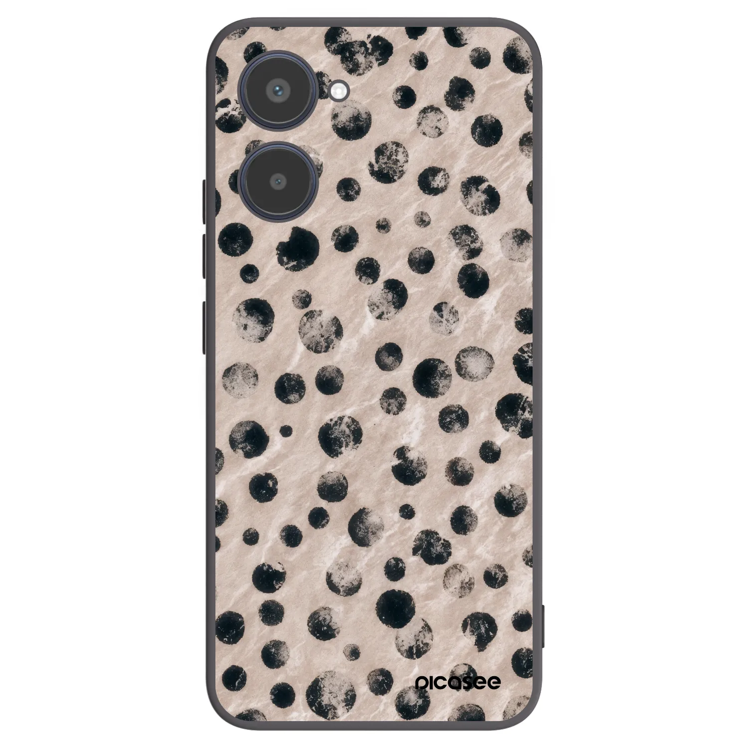 Picasee Realme 10 4G Hülle - Schwarzes Silikon - Inked