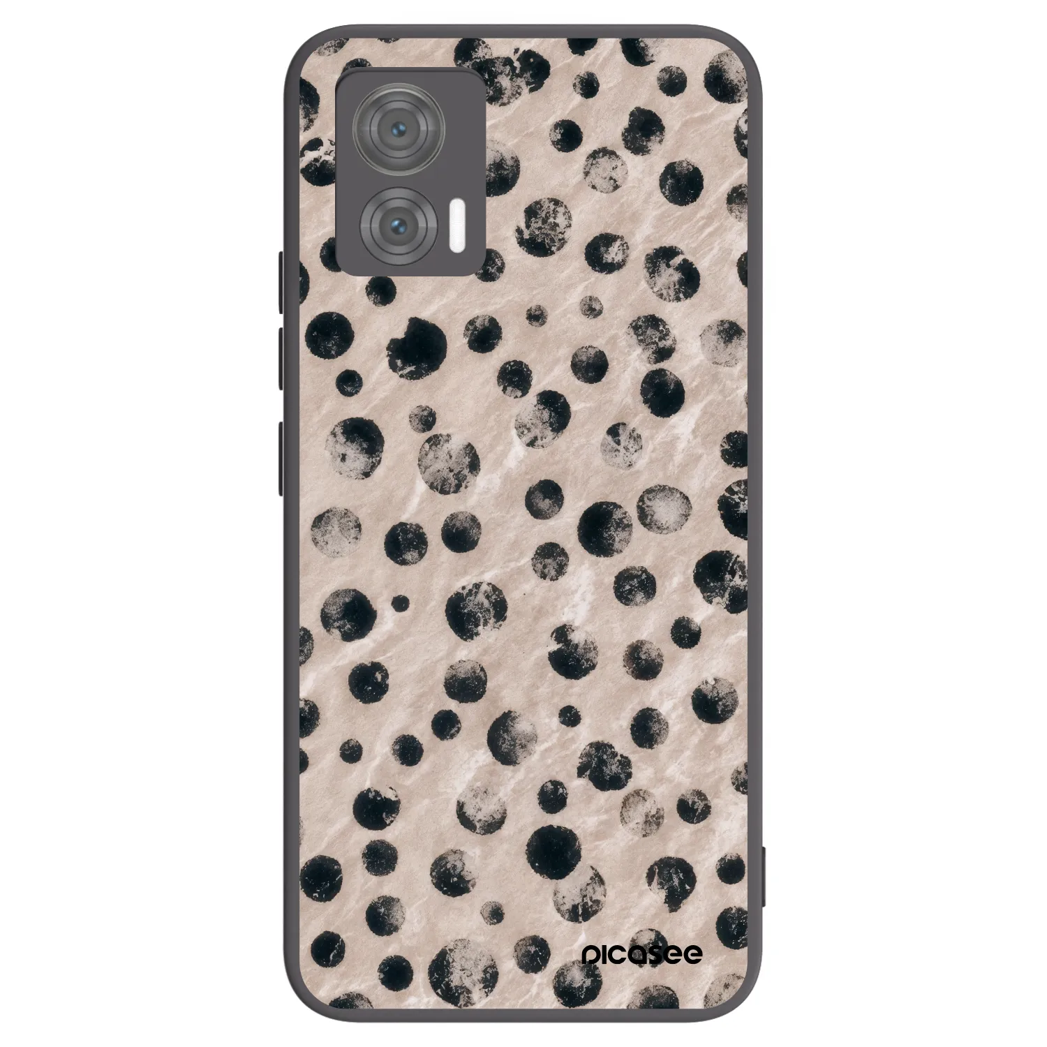 Picasee Motorola Edge 30 Neo Hülle - Schwarzes Silikon - Inked