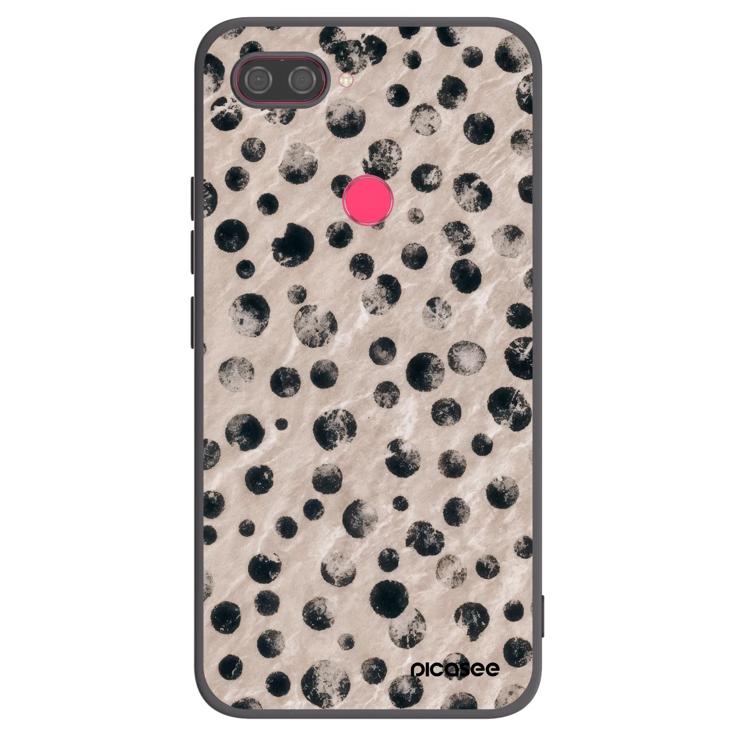 Picasee Xiaomi Mi 8 Lite Hülle - Schwarzes Silikon - Inked