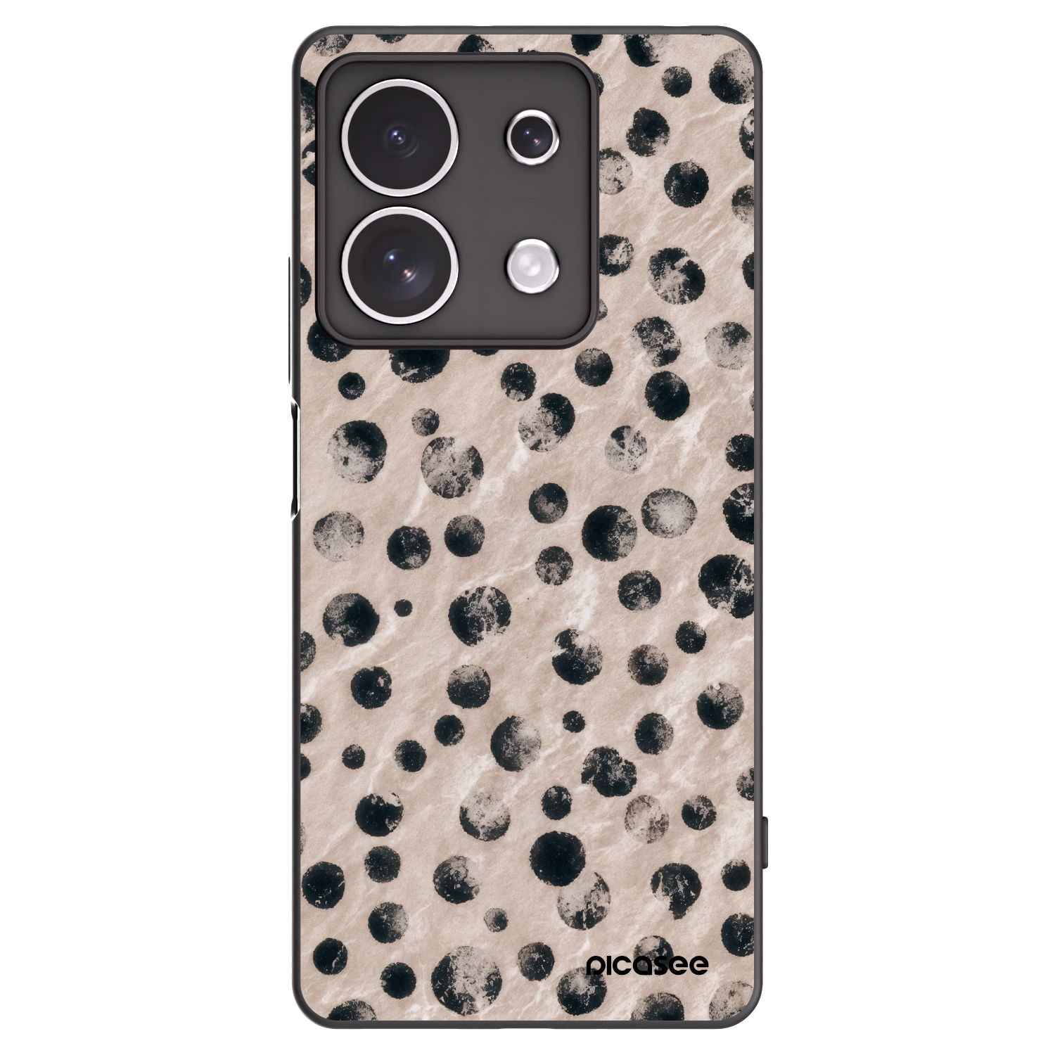 Picasee Xiaomi Redmi Note 13 4G Hülle - Schwarzes Silikon - Inked