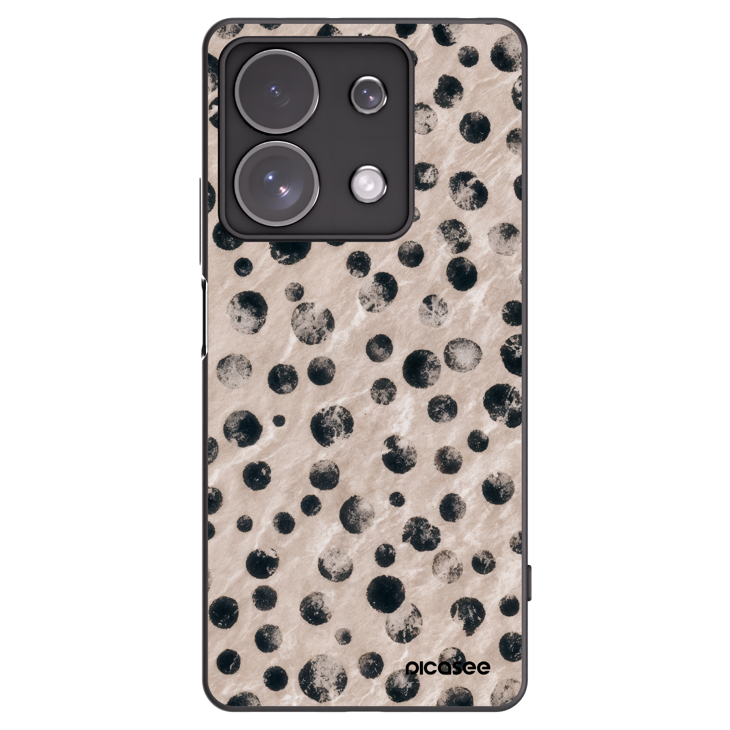 Picasee Xiaomi Redmi Note 13 Pro 4G Hülle - Schwarzes Silikon - Inked