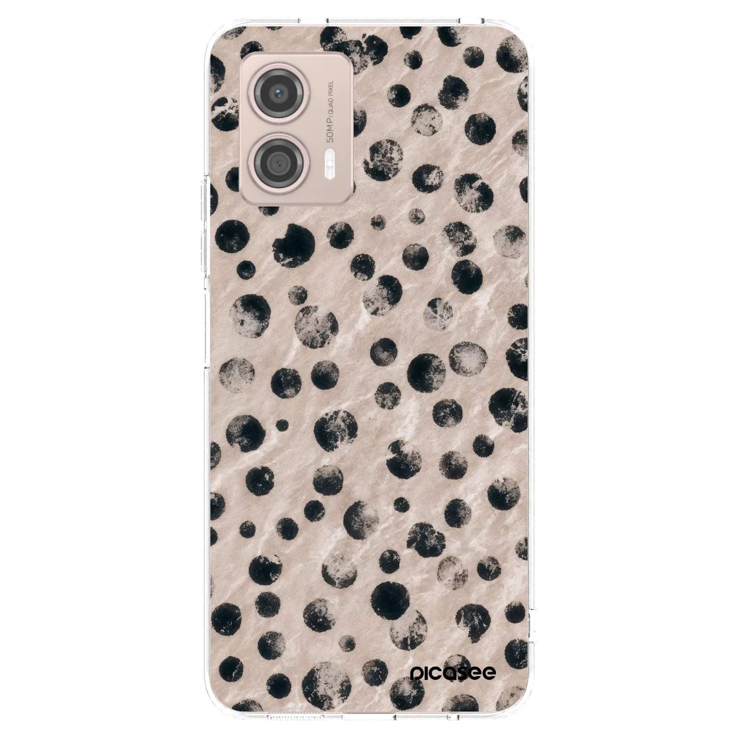 Picasee Motorola Moto G53 5G Hülle - Transparentes Silikon - Inked