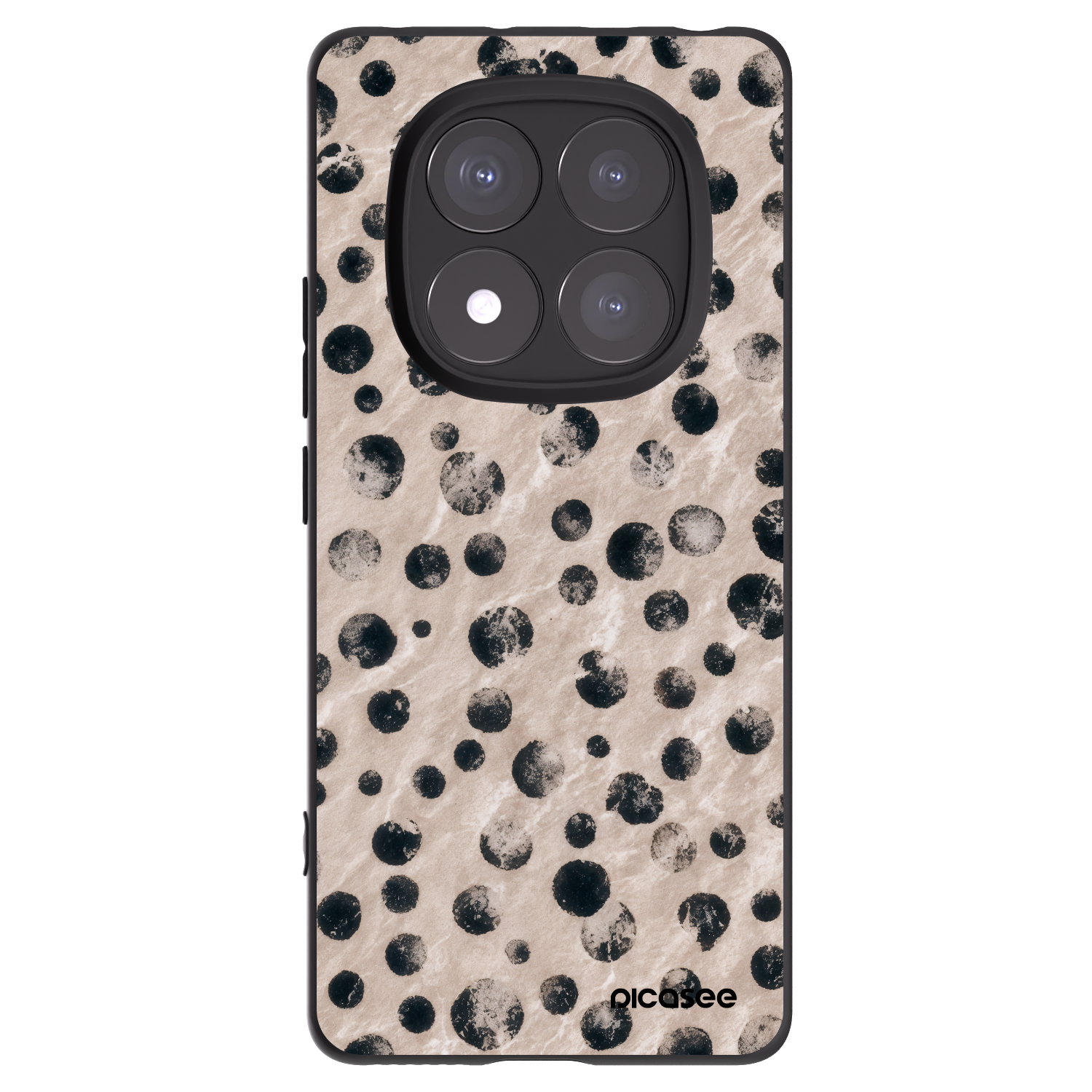 Picasee Xiaomi Redmi Note 14 Pro 5G Hülle - Schwarzes Silikon - Inked