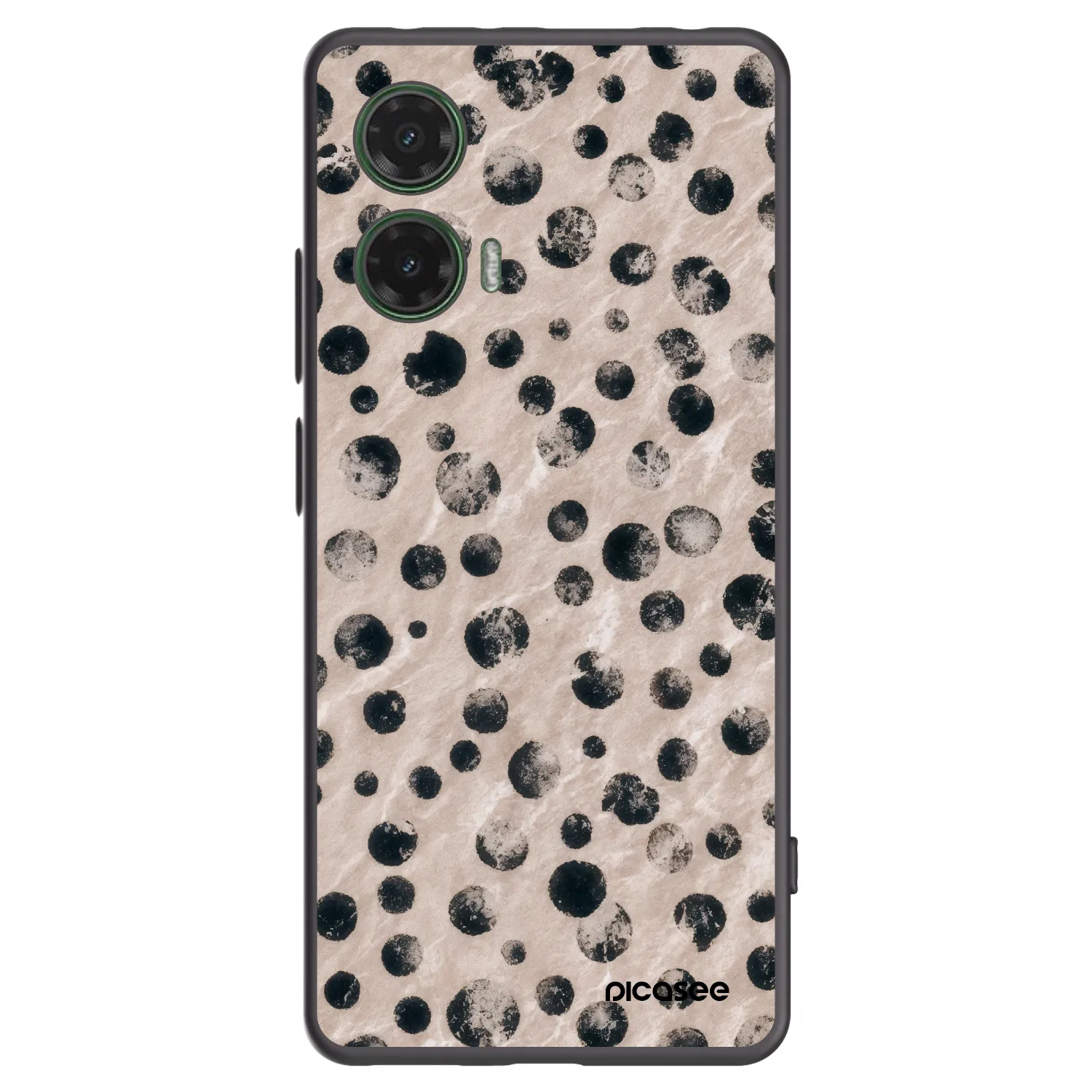 Picasee Motorola Moto G35 5G Hülle - Schwarzes Silikon - Inked