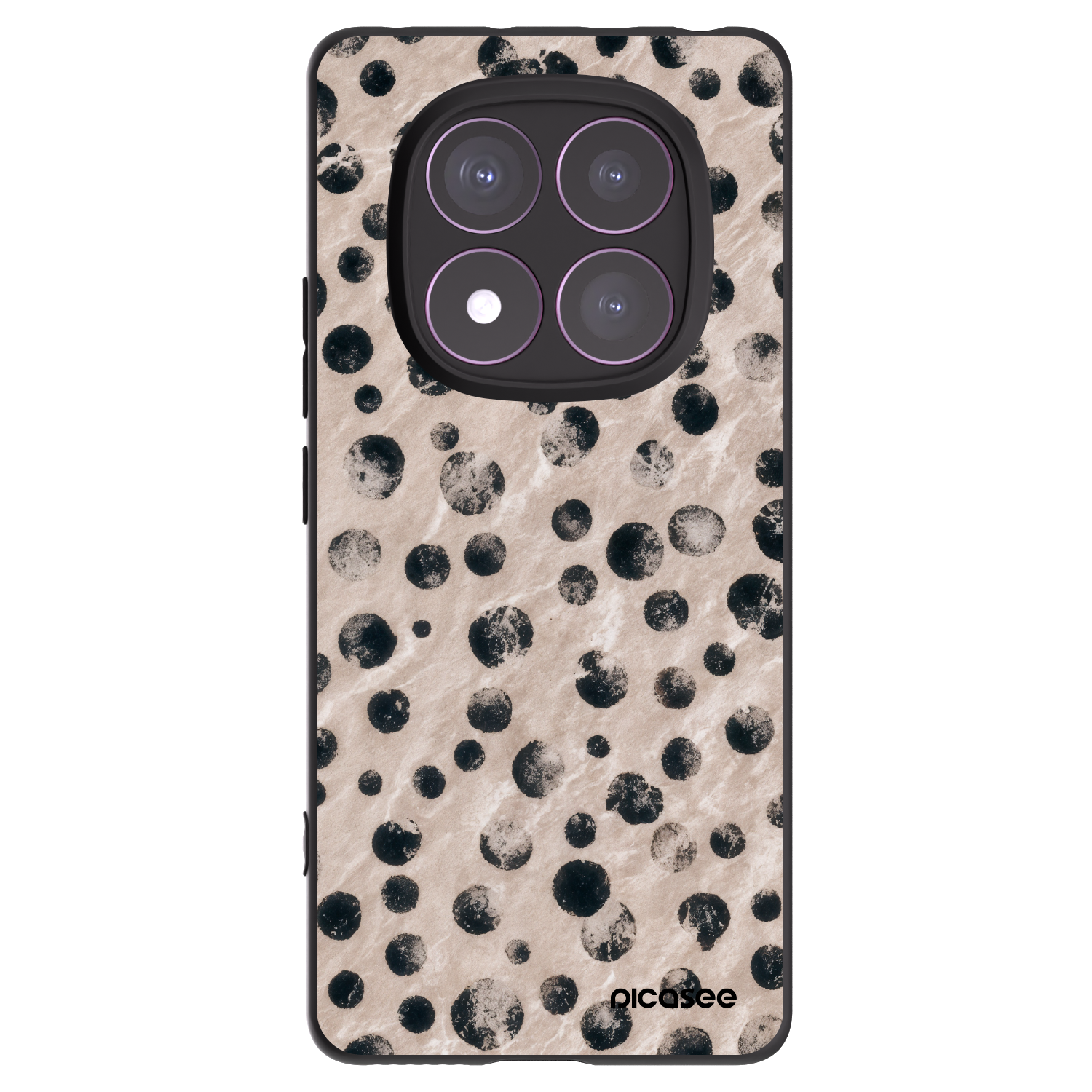 Picasee Xiaomi Redmi Note 14 Pro 4G Hülle - Schwarzes Silikon - Inked