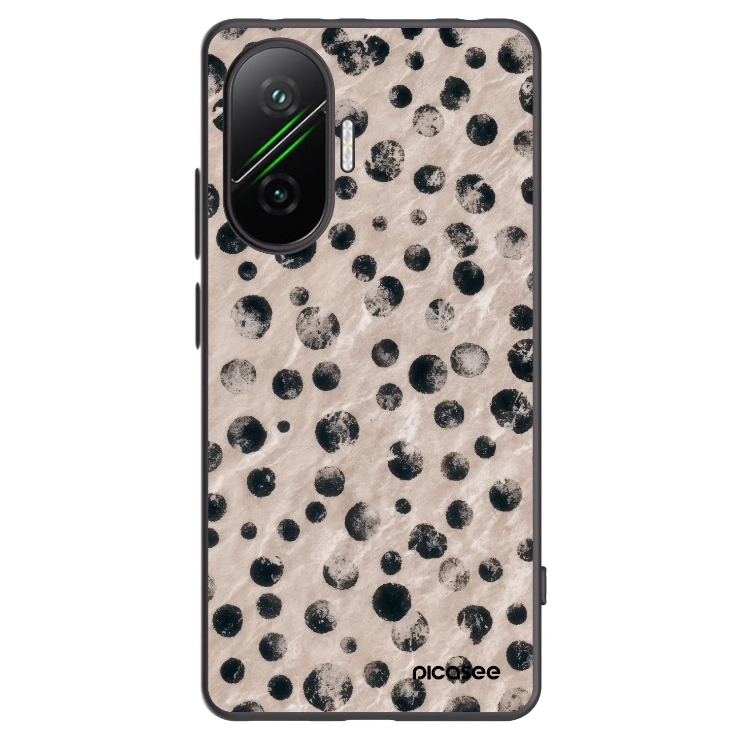 Picasee Xiaomi Poco F7 Pro 5G Hülle - Schwarzes Silikon - Inked