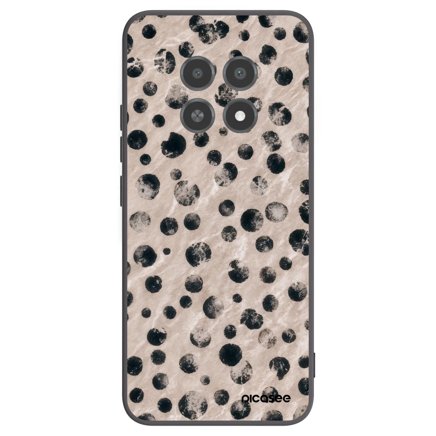 Picasee Realme 12X Hülle - Schwarzes Silikon - Inked