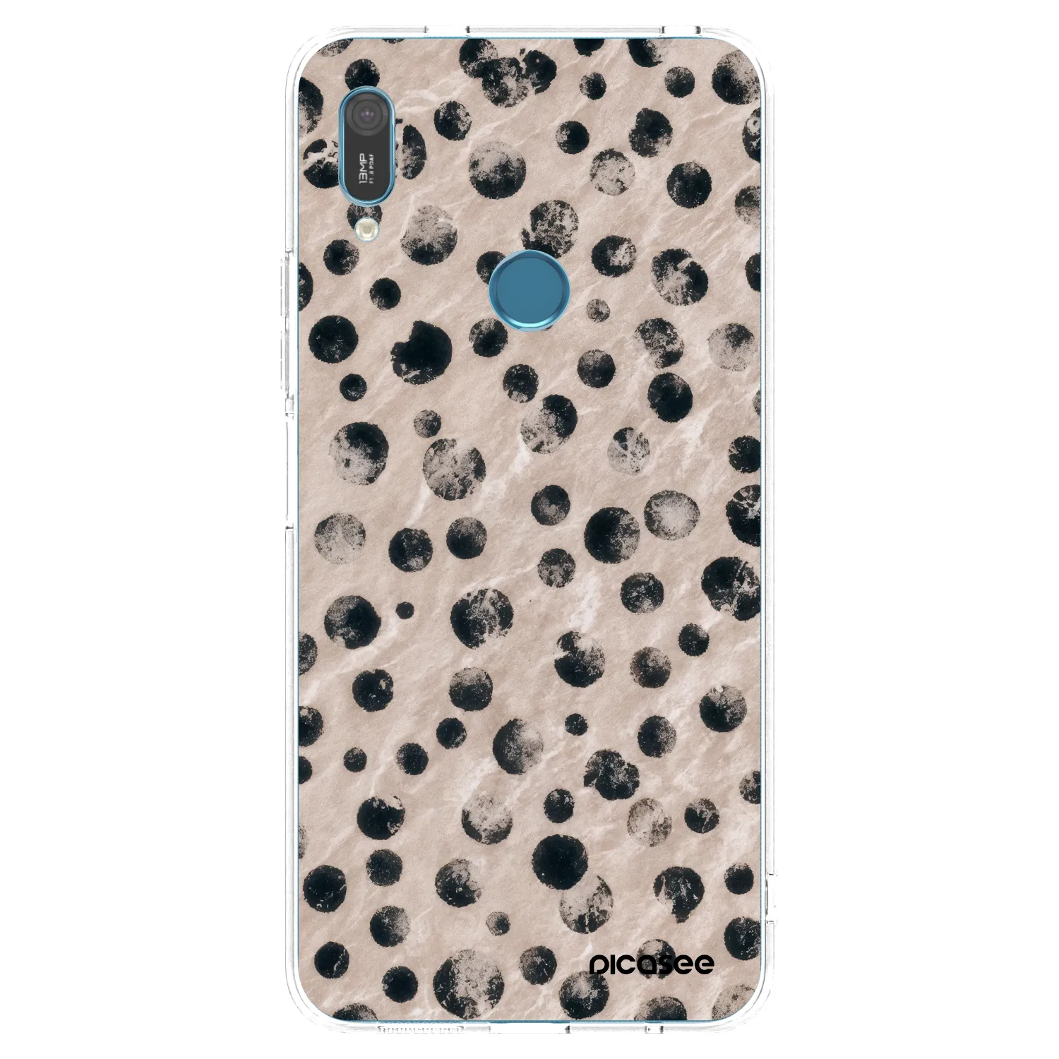 Picasee Huawei Y6 2019 Hülle - Transparentes Silikon - Inked