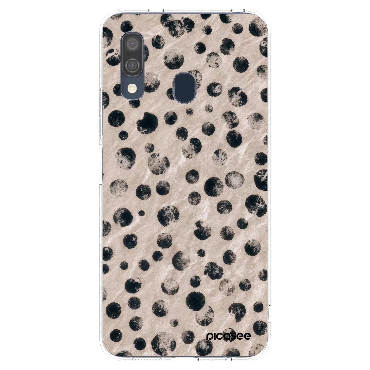 Picasee Samsung Galaxy A40 A405F Hülle - Transparentes Silikon - Inked