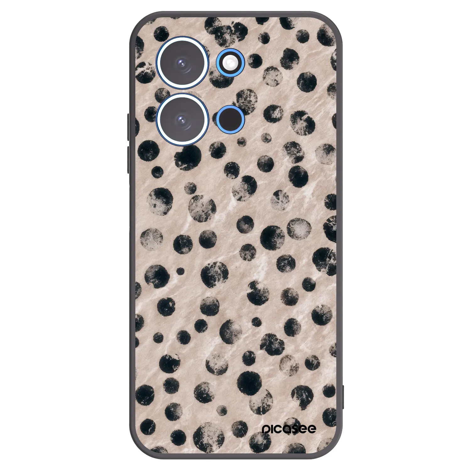 Picasee Xiaomi Redmi 15C 4G Hülle - Schwarzes Silikon - Inked