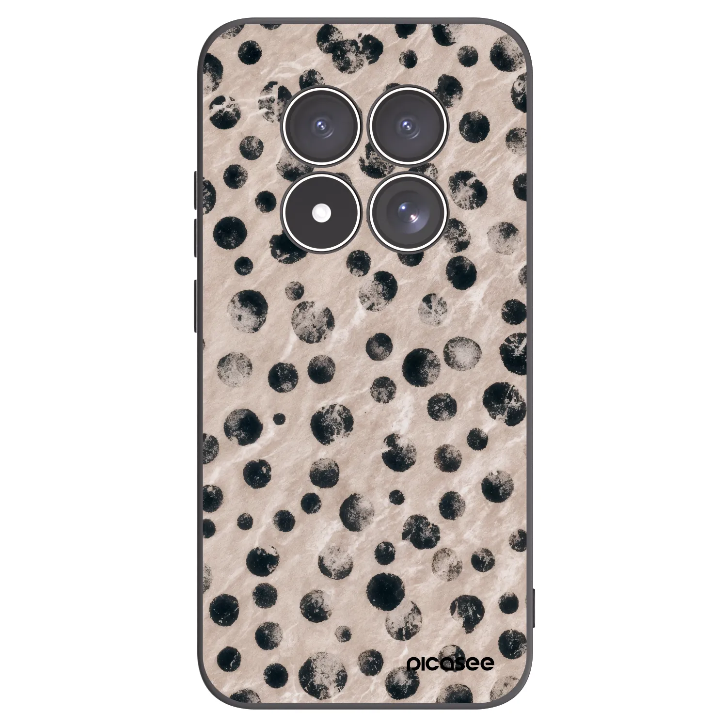 Picasee Xiaomi Redmi Note 15 Pro 5G Hülle - Schwarzes Silikon - Inked