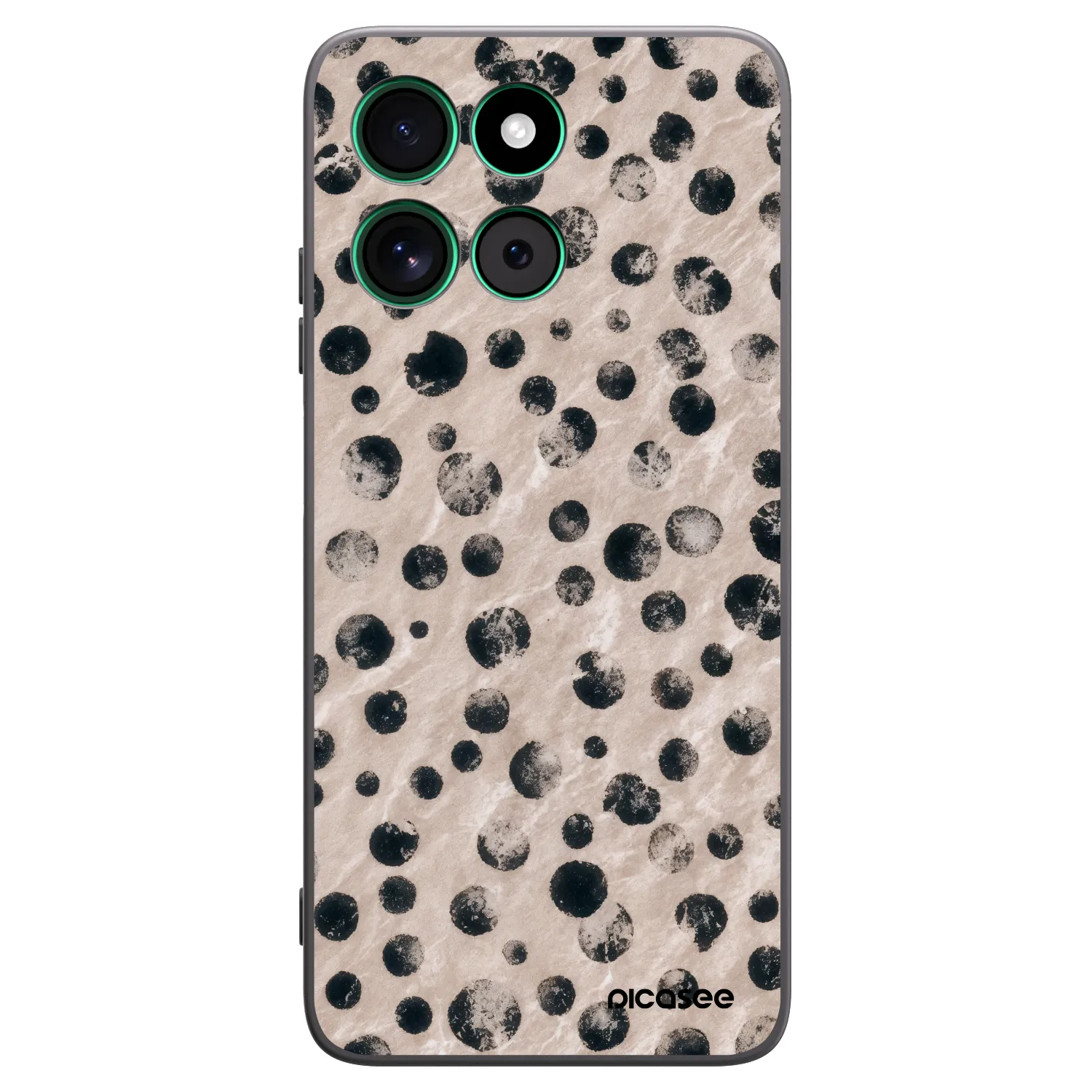 Picasee Motorola Moto G57 Power Hülle - Schwarzes Silikon - Inked