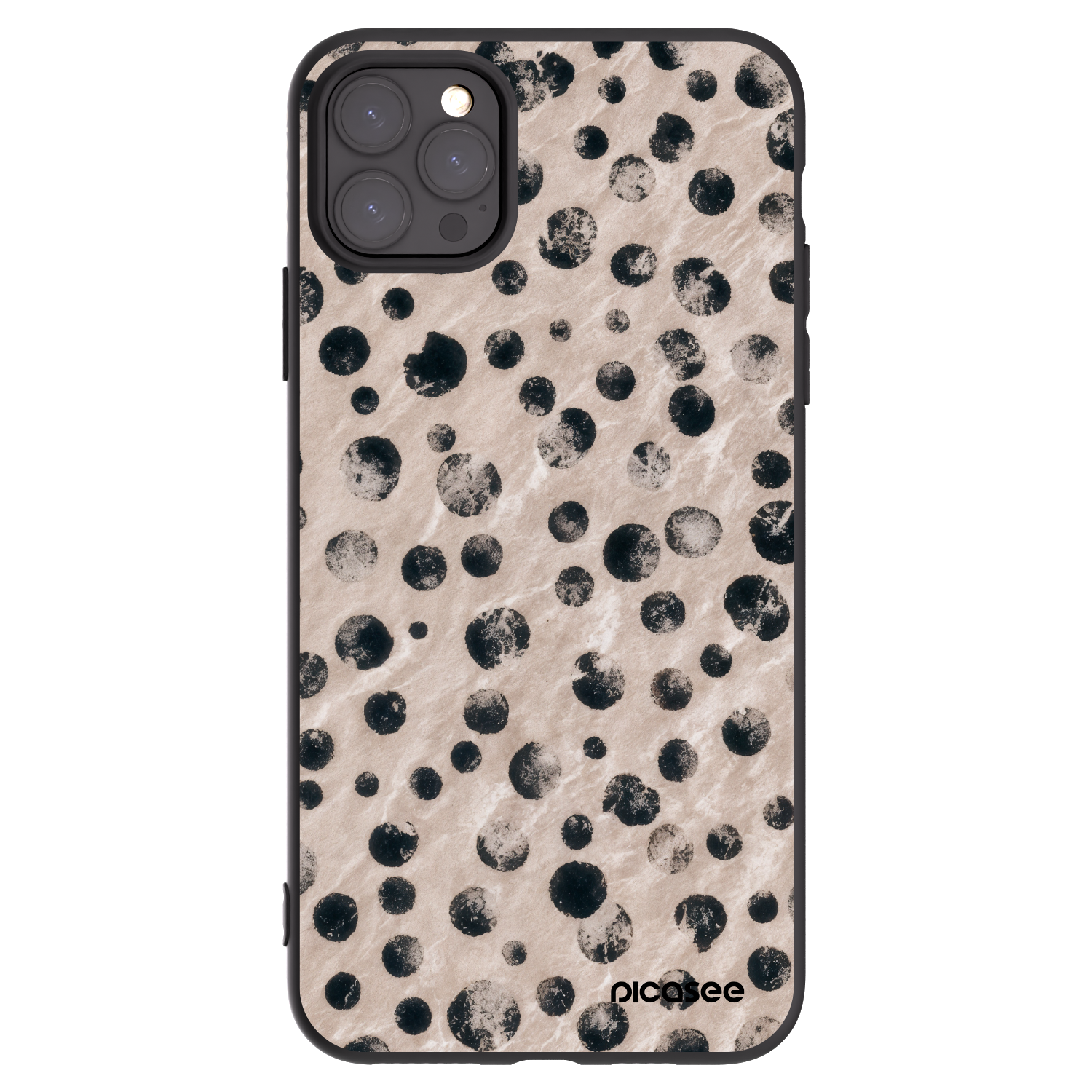 Picasee Apple iPhone 11 Pro Max Hülle - Schwarzes Silikon - Inked