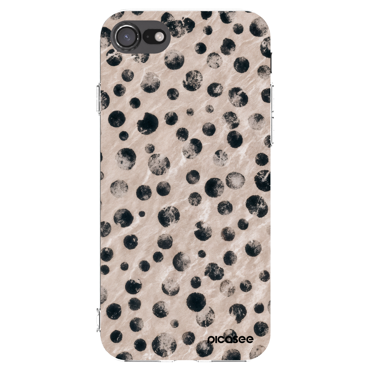 Picasee Apple iPhone 8 Hülle - Transparentes Silikon - Inked