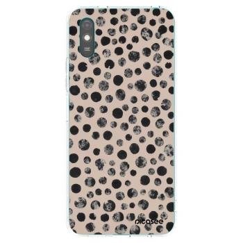 Picasee Xiaomi Redmi 9A Hülle - Transparentes Silikon - Dots