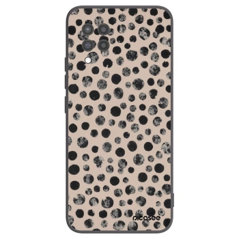 Picasee Samsung Galaxy A42 A426B Hülle - Schwarzes Silikon - Dots