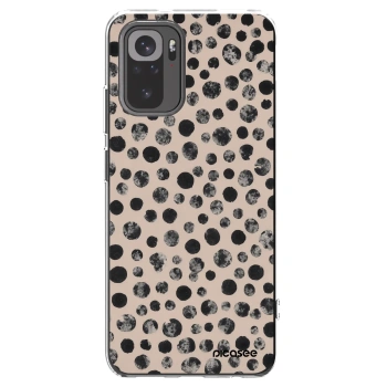 Picasee Xiaomi Redmi Note 10S Hülle - Transparentes Silikon - Dots