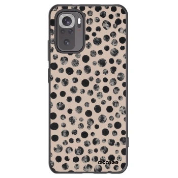 Picasee Xiaomi Redmi Note 10S Hülle - Schwarzes Silikon - Dots