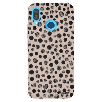 Picasee Huawei P20 Lite Hülle - Transparentes Silikon - Dots
