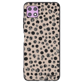 Picasee Samsung Galaxy A22 A226B 5G Hülle - Schwarzes Silikon - Dots
