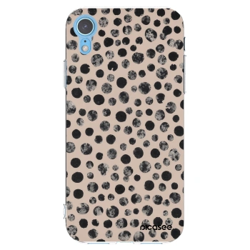 Picasee Apple iPhone XR Hülle - Transparentes Silikon - Dots