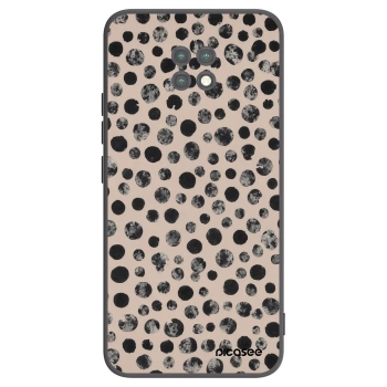 Picasee Xiaomi Redmi Note 9T Hülle - Schwarzes Silikon - Dots