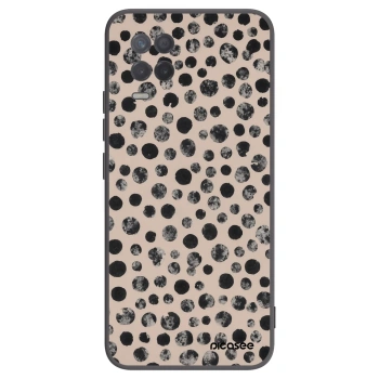 Picasee Realme 8 5G Hülle - Schwarzes Silikon - Dots