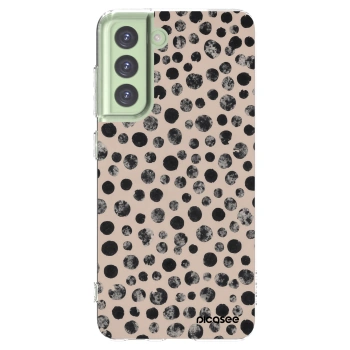 Picasee Samsung Galaxy S21 FE 5G Hülle - Transparentes Silikon - Dots