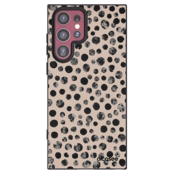 Picasee Samsung Galaxy S22 Ultra 5G Hülle - Schwarzes Silikon - Dots