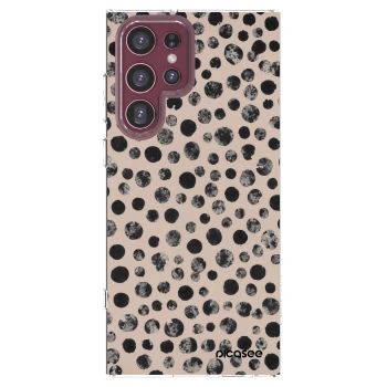 Picasee Samsung Galaxy S22 Ultra 5G Hülle - Transparentes Silikon - Dots