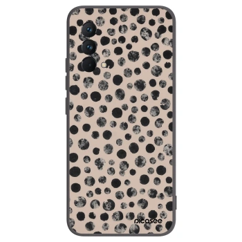 Picasee Realme GT Master Edition 5G Hülle - Schwarzes Silikon - Dots