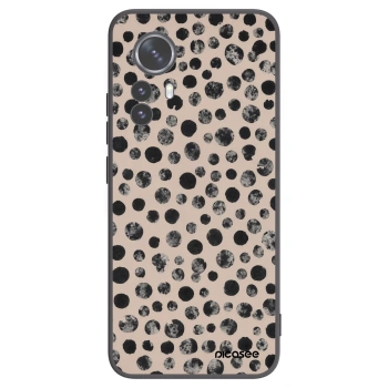 Picasee Xiaomi 12 Pro Hülle - Schwarzes Silikon - Dots