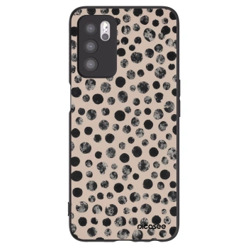 Picasee OPPO A16 Hülle - Schwarzes Silikon - Dots