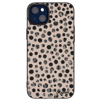 Picasee Apple iPhone 14 Plus Hülle - Schwarzes Silikon - Dots