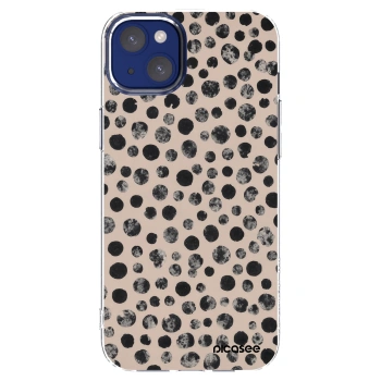 Picasee Apple iPhone 14 Plus Hülle - Transparentes Silikon - Dots