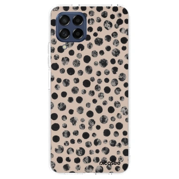 Picasee Samsung Galaxy M53 5G Hülle - Transparentes Silikon - Dots
