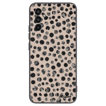 Picasee Samsung Galaxy M13 M135F Hülle - Schwarzes Silikon - Dots
