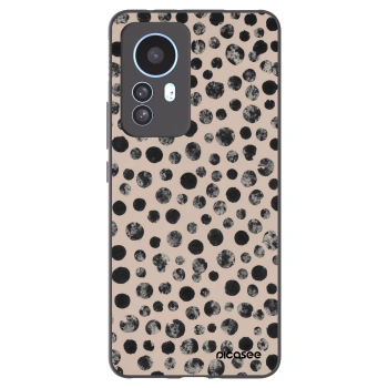 Picasee Xiaomi 12T Hülle - Schwarzes Silikon - Dots