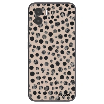 Picasee Xiaomi Redmi A1 Hülle - Schwarzes Silikon - Dots