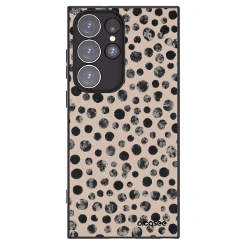 Picasee Samsung Galaxy S23 Ultra 5G Hülle - Schwarzes Silikon - Dots