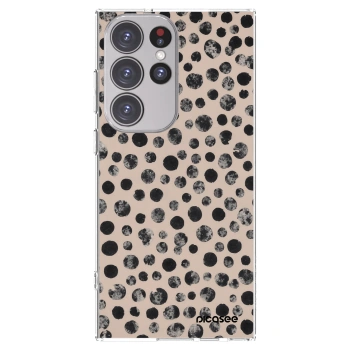 Picasee Samsung Galaxy S23 Ultra 5G Hülle - Transparentes Silikon - Dots