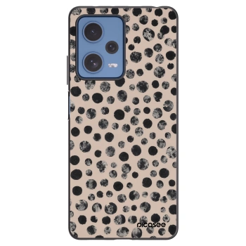 Picasee Xiaomi Redmi Note 12 Pro 5G Hülle - Schwarzes Silikon - Dots