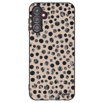 Picasee Samsung Galaxy A14 5G A146P Hülle - Schwarzes Silikon - Dots