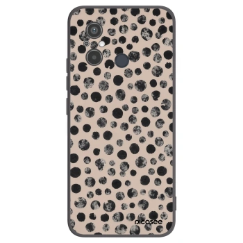Picasee Xiaomi Redmi 12C Hülle - Schwarzes Silikon - Dots