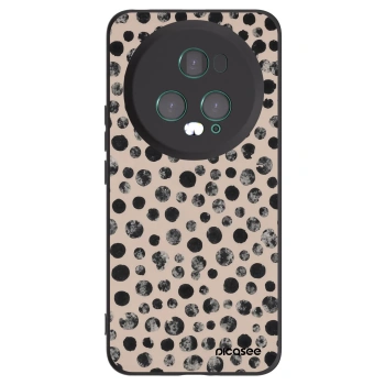 Picasee Honor Magic5 Pro Hülle - Schwarzes Silikon - Dots