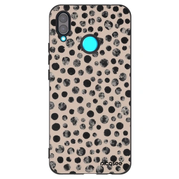 Picasee Huawei Nova 3 Hülle - Schwarzes Silikon - Dots