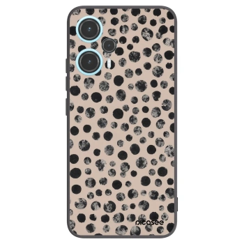 Picasee Xiaomi Poco F5 Hülle - Schwarzes Silikon - Dots